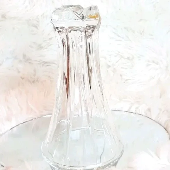 Lenox Vintage Crystal SWIRL VASE 9H 5W/Top 16 R - Picture 6 of 8